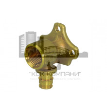 Угольник настенный (водорозетка) Q&E 1059822 16x1/2" ВР латунь (Упонор)