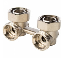 Узел нижнего подключения для радиатора угловой 3/4