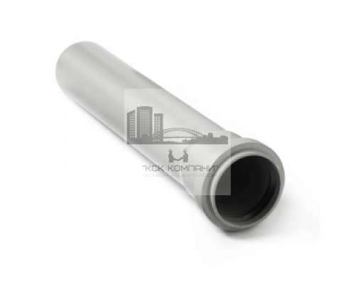 Труба канализационная Политэк длина d50 х 1000мм пластиковая для внутренней канализации (Politek)