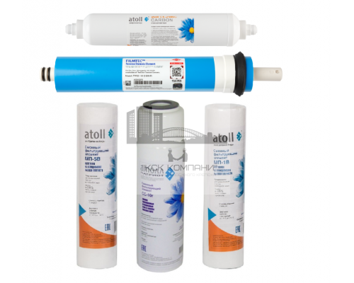 Комплект картриджей набор 102 с обратноосмотической мембраной