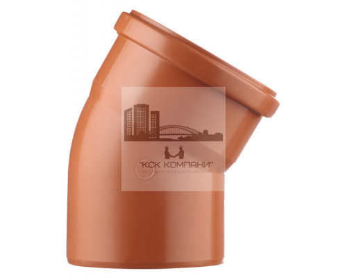 Отвод d110 мм 30° для наружной канализации