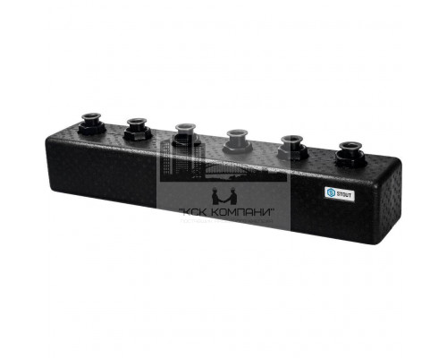 Стальной распределительный коллектор SDG-0017-004035, 3(5) отопительных контура. В теплоизоляции DN 25