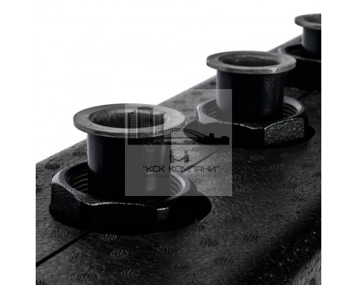 Стальной распределительный коллектор SDG-0017-004035, 3(5) отопительных контура. В теплоизоляции DN 25