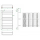 Водяной полотенцесушитель Vista 530x1200