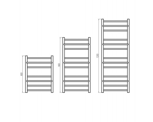 Водяной полотенцесушитель Vista 530x1200 Водяной полотенцесушитель Vista 530x1200