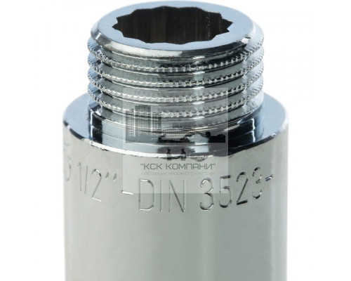 Удлинитель внутренняя / наружная 1/2x50 мм, хромированный