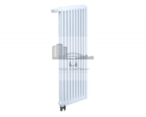 Радиатор стальной трубчатый Charleston Completto 3180/10 №V002, нижнее подключение, цвет белый (Зендер)