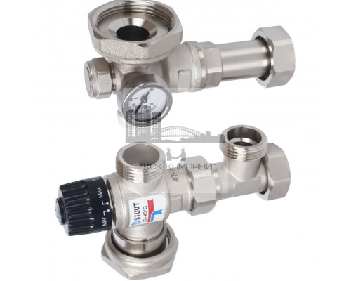 Насосно смесительный узел Icma с термостатическим клапаном M061, 87M0615006