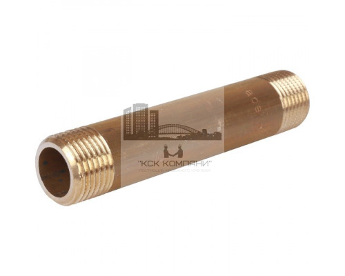 Удлинитель латунный резьбовой НН 1/2x100 мм