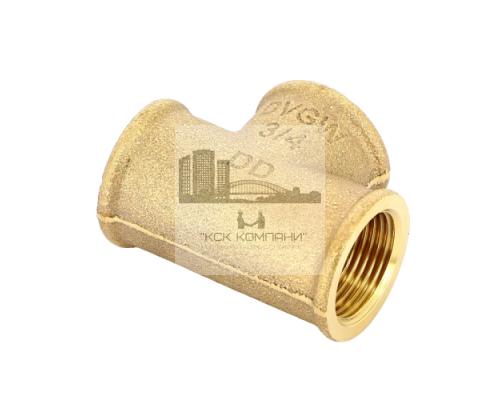 Тройник 264246 равнопроходной ВР 3/4, бронза (Виега)