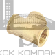 Тройник 264246 равнопроходной ВР 3/4, бронза (Виега)