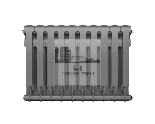 Радиатор биметаллический Biliner 500 x10 Silver Satin, боковое подключение