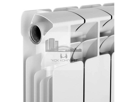 Радиатор биметаллический Base VENTIL 350 x10, нижнее левое/правое подключение