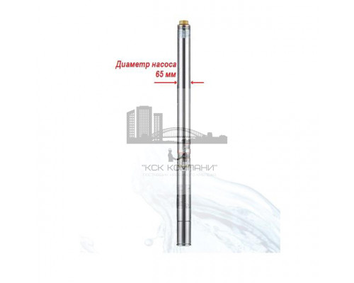 Скважинный центробежный насос 2,5TF-66/2,5 42 л/мин, Н-66 м, ?-2,5, каб.35м