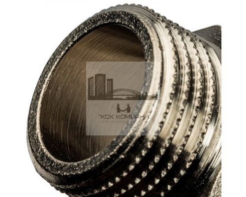 Ниппель НН переxодной 1/2x3/8, никелированный