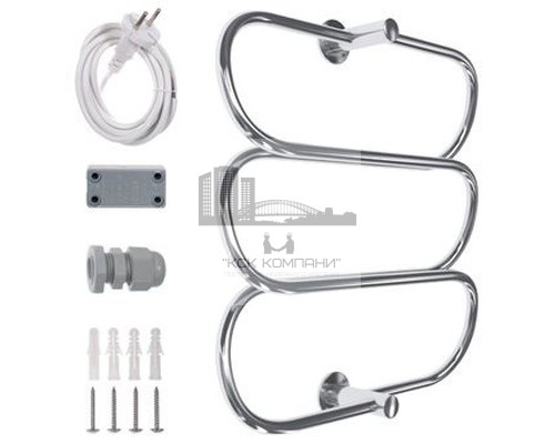 Электрический полотенцесушитель  Aura 800x600