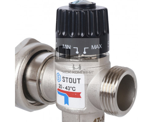 Насосно смесительный узел с термостатическим клапаном 20-43 °C, без насоса SDG-0020-004000