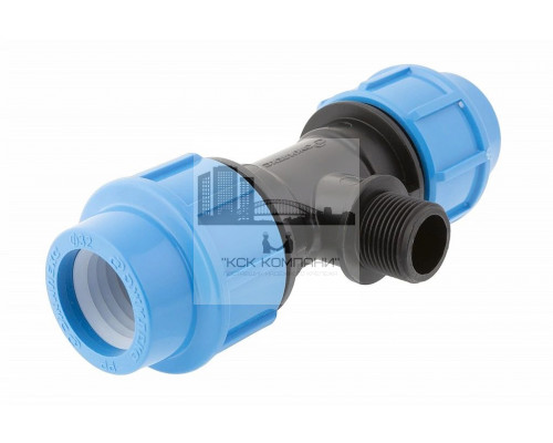 Тройник комбинированный 40 мм x 1” Пx40 с наружной резьбой (Jeelex)