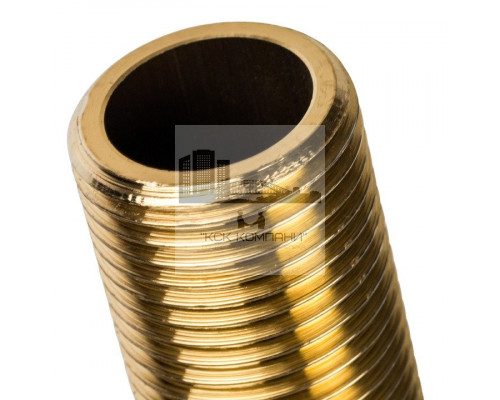 Сгон латунный резьбовой 1x150 мм