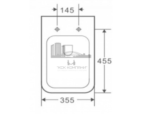 Унитаз приставной  FB0022 Diamond