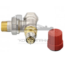 Клапан радиаторного терморегулятора угловой никелированный RTR-N 20  013G7015