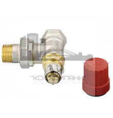 Клапан радиаторного терморегулятора угловой никелированный RTR-N 20  013G7015