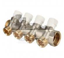 Коллектор распределительный 1", 4 отвода 3/4"ЕК SMB 6851 013404 