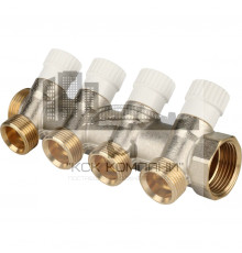 Коллектор распределительный 1", 4 отвода 3/4"ЕК SMB 6851 013404 