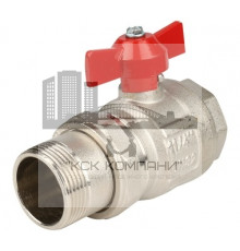 Кран шаровой с разъемным соединением (бабочка) 1 1/4