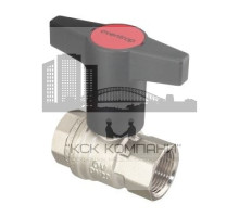 Кран шаровый 1/2" ВВ маховик пластмассовый 1077104 