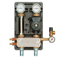 Насосная группа с разделительным теплообменником на 30 пластин