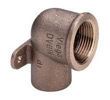 Настенная водорозетка 102210 ВР медная под пайку 18х1/2" (Виега)