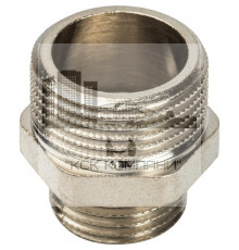 Ниппель НН переxодной 3/4"x1/2", никелированный