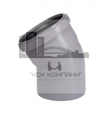 Отвод 30° для канализации