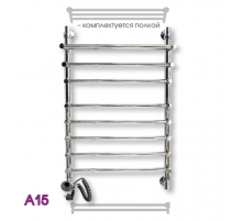 Полотенцесушитель электрический ЭРАТО А15 ВП 1200x600, с верхней полкой (Erato)