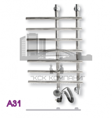 Полотенцесушитель электрический ЭРАТО А31 1200x500 (Erato)
