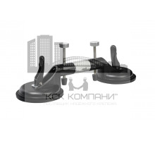 Присоска вакуумная двойная с регулировкой  2х125 50кг