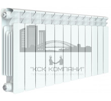Радиатор биметаллический Base 350 x12, боковое подключение 