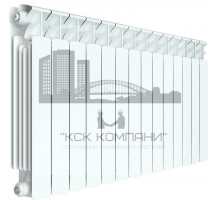 Радиатор биметаллический Base 500 x14, боковое подключение 