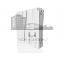 Радиатор биметаллический Pianoforte 500 x10 Bianco Traffico, боковое подключение