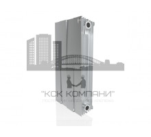 Радиатор биметаллический Pianoforte 500 x4 Silver Satin, боковое подключение