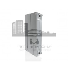 Радиатор биметаллический Pianoforte 500 x4 Silver Satin, боковое подключение