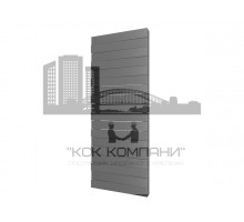 Радиатор биметаллический Pianoforte Tower x18 Noir Sable, боковое подключение