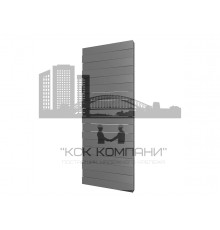 Радиатор биметаллический Pianoforte Tower x18 Noir Sable, боковое подключение