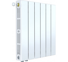Радиатор биметаллический SUPReMO VENTIL 500 x6, нижнее левое/правое подключение 