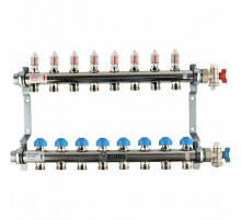Распределительный коллектор  HKV-D на 8 контуров нержавеющая сталь 12080811002 