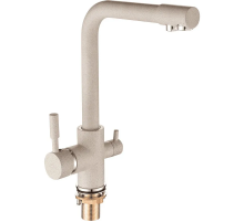 Смеситель для кухни с фильтром Dikalan D4098-39, бежевый с вкраплениями