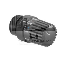 Термостат Uni LH 7-28C с жидкостным чувствительным элементом, чёрного цвета 