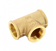 Тройник 264246 равнопроходной ВР 3/4", бронза (Виега)