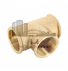 Тройник 264321 равнопроходной ВР 2", бронза (Виега)